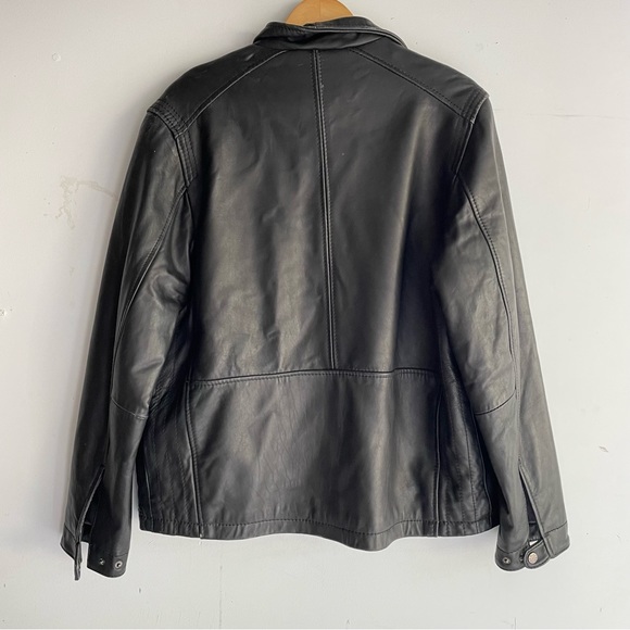 Size large men’s leather jacket - Picture 2 of 6